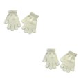 thumbnail image 2 of Qarigey 1 par de guantes para niños, accesorio de ropa, calentador de manos para exteriores, guantes cómodos para niños y niñas, guantes de Blanco 2piezas, 2 of 6
