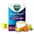 thumbnail image 1 of Vick Pyrena Noche Sobres Alivia los síntomas de la gripa y ayuda a dormir 5 sobres, 1 of 5