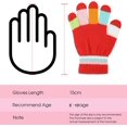 thumbnail image 2 of Guantes para Niños Guantes de Invierno de Punto a Rayas de Colores Guantes Mágicos con Dedos Completos Guantes Elásticos y Cálidos para Niños Niñas Unisex 5-10 Años 6 Pares, 2 of 5
