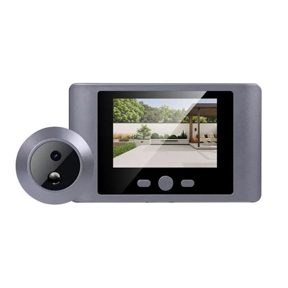 Mirilla Digital Inalámbrica Inteligente con Detección de Movimiento PIR 2,8 Pulgadas.