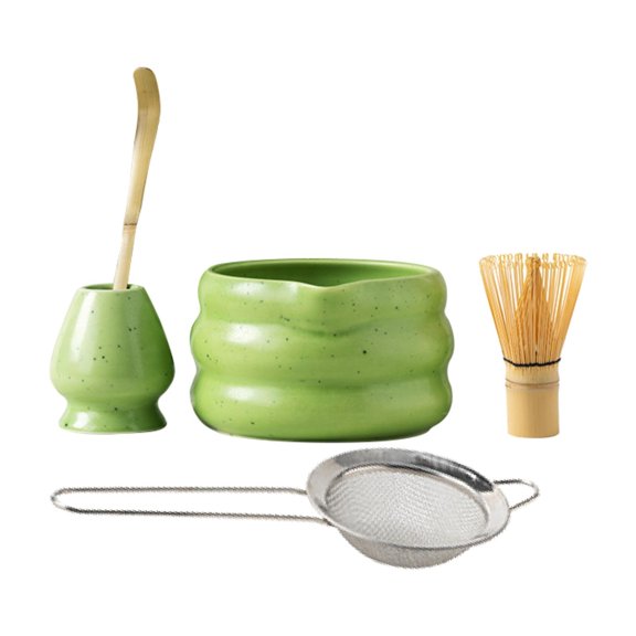 5pcs matcha set herramientas japonesas de fabricación de té tradicional kits de de matcha elegante hechas a mano accesorios de matcha para Verde