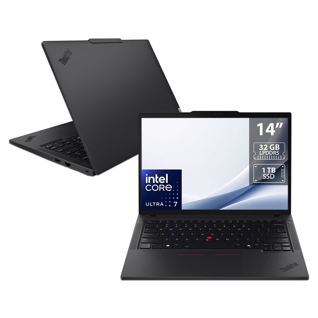 Laptop Lenovo ThinkPad T14 G6: Intel Core Ultra 7 258V, RAM 32GB LPDDR5, SSD 1TB, Pantalla 14" LED, Windows 11 Pro