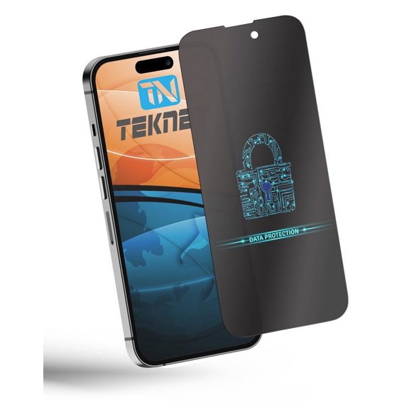 Teknet Protector de pantalla de privacidad para iPhone 14 con aplicador