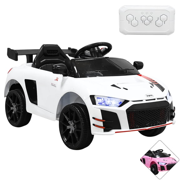 Montable Eléctrico Para Niños Auto Deportivo Con Control Remoto Luces Sonido Y Cinturón De Seguridad 6v