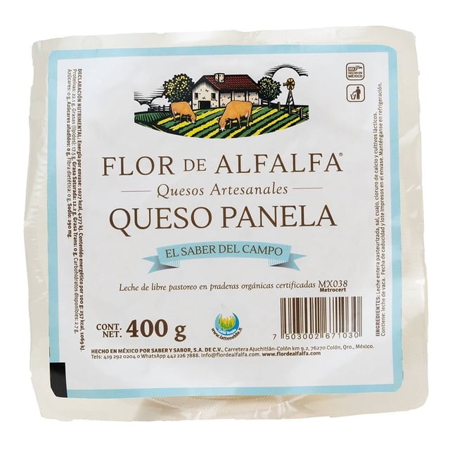 Queso panela Flor de Alfalfa 400 g
