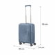 thumbnail image 3 of Maleta American Tourister Carry On Azul Curio Spinner 55/20, 3 of 5