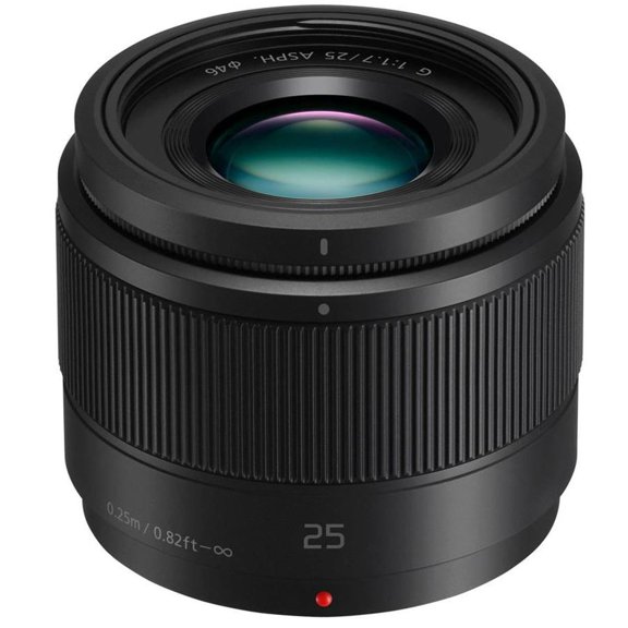 Lente Panasonic Lumix G 25mm F1.7 Asph Micro Four Thirds Negro
