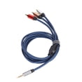 thumbnail image 4 of Cable de audio, macho de 3,5 mm a 3 maleto RCA macho Cable de audio Cable de video para cámara RCAAV Artesanía superior, 4 of 8