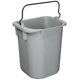thumbnail image 1 of Rubbermaid Cubeta Executive para Carro de Limpieza 5 Qt 4.7 L Gris, 1 of 2
