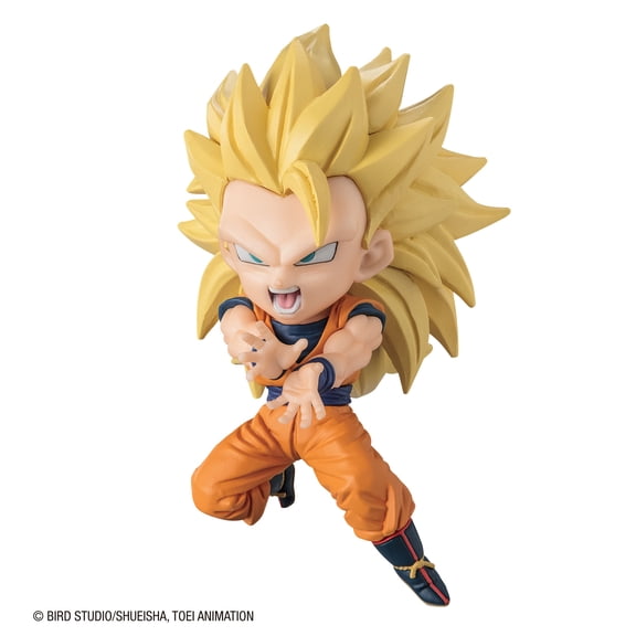 Bandai - Goku Super Saiyan 3, Figura de Colección Chibi Masters, Dragon Ball Super, 8 cm (3.1"), Figura Oficial de Colección