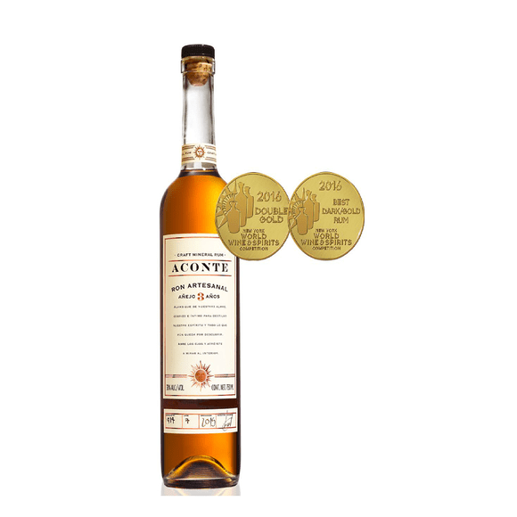 Ron Añejo 3 años, Aconte, 750 ml
