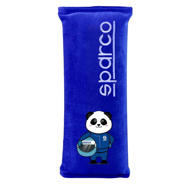 Cojín Pad XL de cinturón de seguridad Sparco Azul