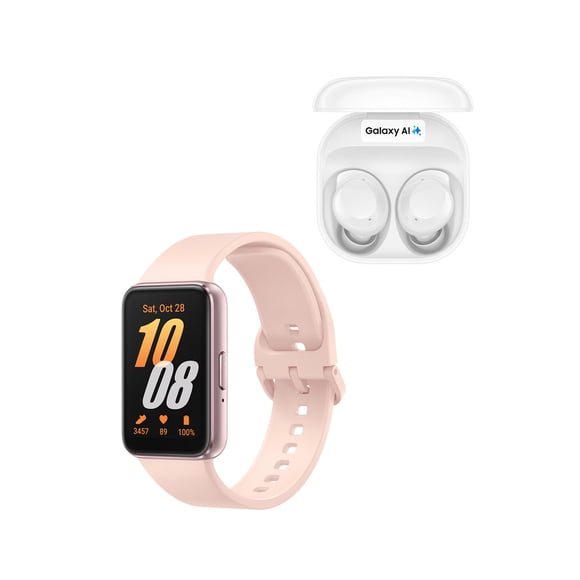 Smartwatch Samsung Galaxy Fit3 Rosa + Galaxy Buds Core Blanco