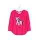 thumbnail image 3 of Blusa infantil de unicornio /Kids 992240 (Fiusha) fucsia M, 3 of 5