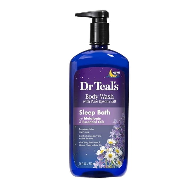 Jabón corporal Dr. Teal's sleep bath con melatonina y aceites esenciales 710 ml