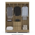 thumbnail image 2 of Ropero Closet 6 puertas y 2 cajones Color Miel Mobi, 2 of 6