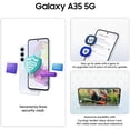thumbnail image 3 of Samsung Galaxy A35 5G + 4G LTE (128GB + 6GB) Pantalla 6.6" 120Hz / Triple Cámara de 50MP / GSM Desbloqueado / Versión Internacional Smartphone Dual SIM / Nuevo (SM-A356E), 3 of 6