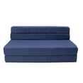 thumbnail image 2 of Sofá Cama Plegable - Matrimonial - Azul Marino MEMORY FOAM HOME SOFA CAMA COZY, 2 of 9