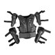 thumbnail image 2 of Traje de protección para niños para motocicleta, equipo de protección para montar, protector transpirable, equipo para adolescentes para carreras de Negro, 2 of 8