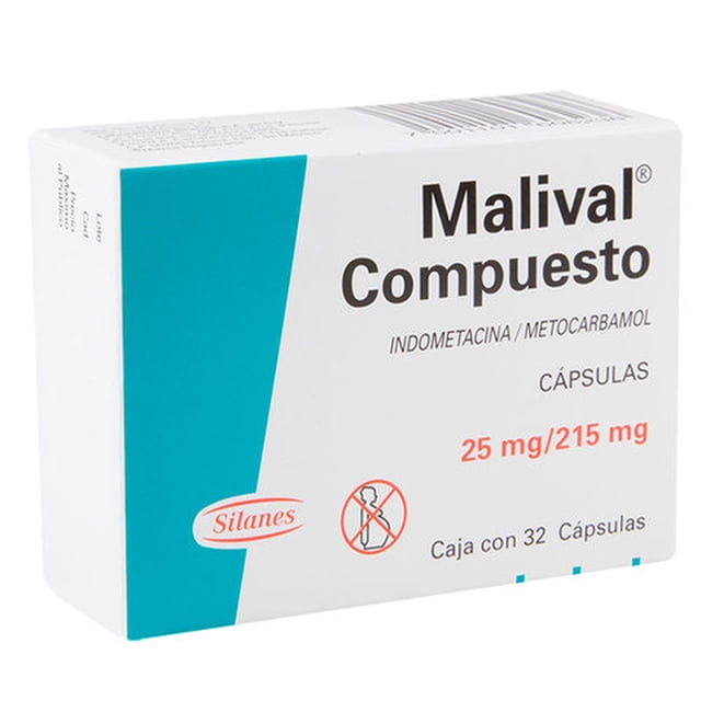Malival Compuesto cápsulas 32 pzas