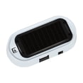 thumbnail image 1 of CaiYueKe Solar Powered Car Dummy Alarm Light LED Blinking Red Blue Light for Vehicle Security Anti Theft Deterrent with Light Sensor USB Rechargeable Easy Install Solar Light for Car Truck Van, 1 of 5
