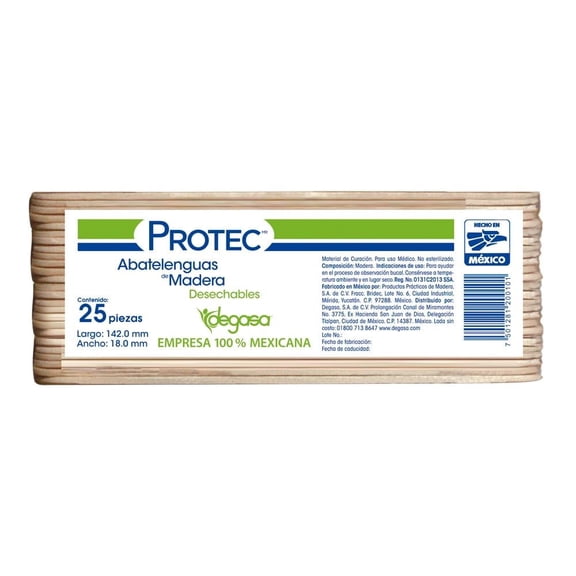 Abatelenguas Proma 25 pzas