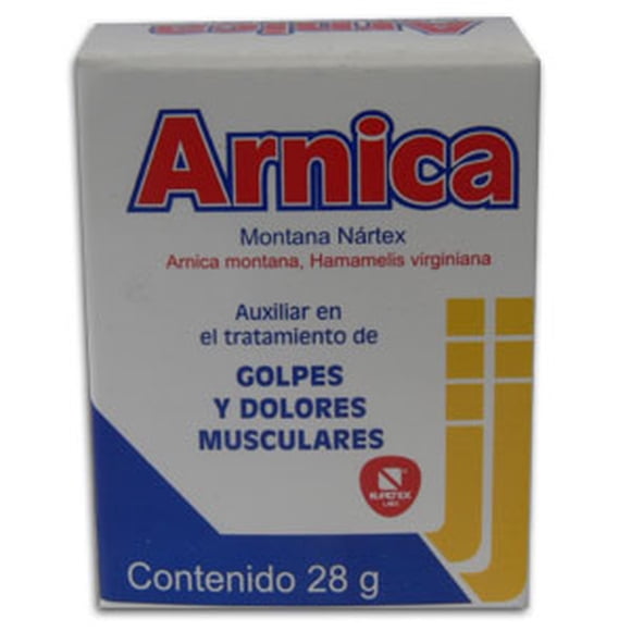 Arnica Pomada Montana Nártex Caja Con Frasco Con 28 g Arnica FRASCO