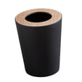 thumbnail image 3 of Botes de basura para interiores, botes de basura redondos sin tapa, botes de basura para baño, papeleras 9L Negro, 3 of 9