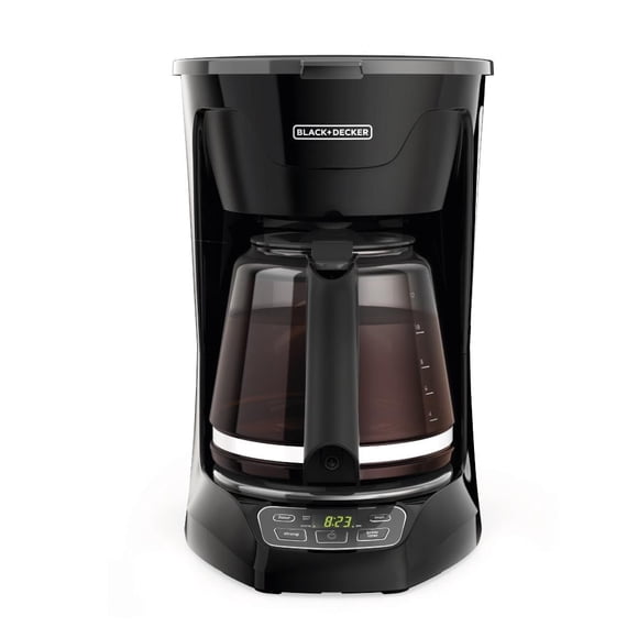 Cafetera Black & Decker Programable 12 Tazas Negra