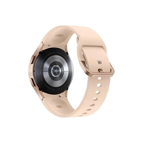 Samsung Electronics Galaxy Watch 4 40 mm Reloj inteligente con monitor ECG para salud, fitness, correr, ciclos de sueño, detección de caídas, Bluetooth, versión de EE. UU. (reacondicionado) (oro rosa)