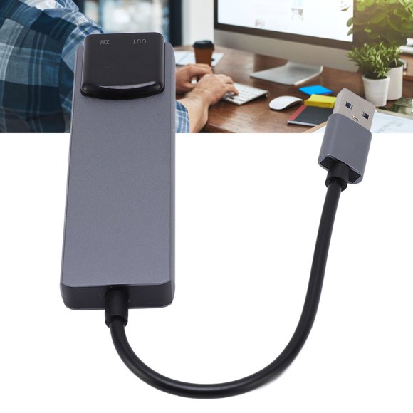 Tarjeta De Sonido Externa USB, Adaptador De Sonido USB Alta De Sonido Óptico SPDIF Salida De 5 Orificios 5.1 Canales Compacto Para Computadora PC