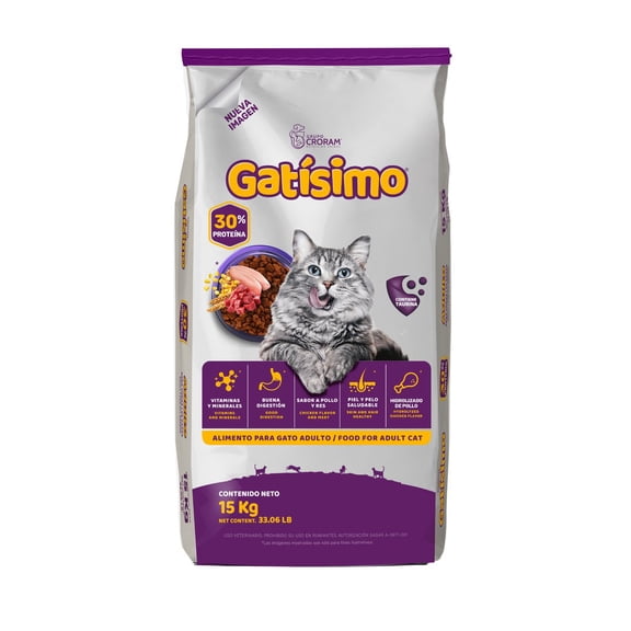 Alimento Gatísimo Para Gato Adulto Todos Las Razas 15 Kg