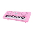 thumbnail image 4 of Piano de teclado eléctrico portátil de 37 teclas, instrumento musical de órgano electrónico antiguo Rosado, 4 of 9