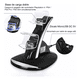 thumbnail image 4 of Base Soporte Cargador Dual Para Controles Controlador Ps5 Negro, 4 of 5