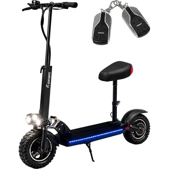 Scooter Electrico Centurfit Con Asiento Luz Led Usb Alarma 48 Km/h