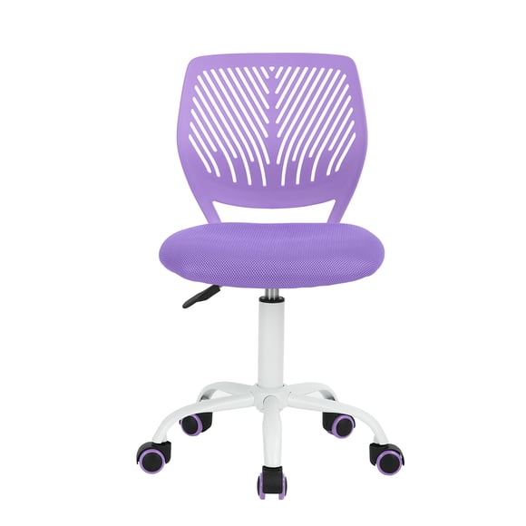Silla para Niña, Color Morado, Silla para Escritorio Ergonomica Giratoria HOMEMAKE FURNITURE  Moderno