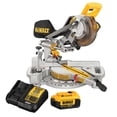 thumbnail image 1 of Sierra ingletadora DEWALT DCS361M1 de 20 V como máximo, 18 cm, inalámbrica con batería, 1 of 7