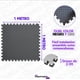 thumbnail image 3 of TATAMI PISO TAPETE DE GIMNASIO BICOLOR 5M2 INMATMEX, 3 of 9