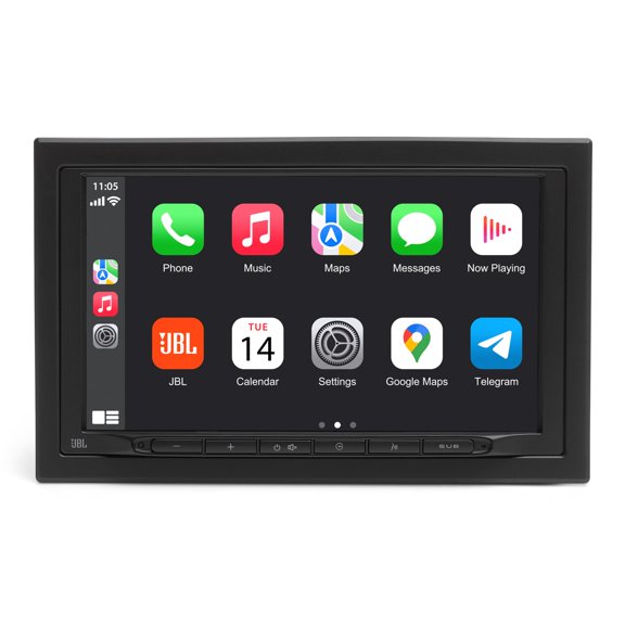 Estéreo para coche JBL Legend 700 con pantalla táctil inalámbrica CarPlay Android de 7 pulgadas