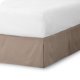 thumbnail image 1 of Faldón de cama cepillado Doble Bare Home Colección Premium 1800 Caída de 15 Pulgadas Tamaño Completo Color Topo, 1 of 5