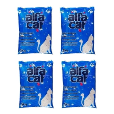 Arena Para Gato Alfa Cat De 24 kg