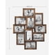 thumbnail image 3 of SONGMICS Marcos de fotos de collage de 4 x 6 pulgadas para decoración de pared, paquete de 10 marcos de collage de fotos familiares para galería, parte frontal de cristal, requiere montaje, marrón, 3 of 5