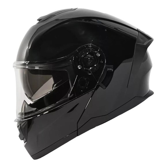 Casco Para Motociclista Sayto 2W Ghost Negro Abatible Certificado Gafas Talla XL
