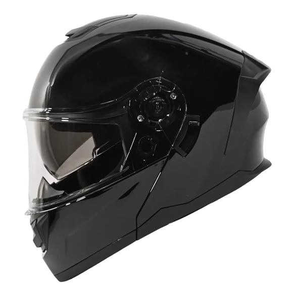 Casco Para Motociclista Sayto 2W Ghost Negro Abatible Certificado Gafas Talla XL