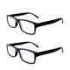 thumbnail image 3 of lentes de lectura retro 1.25 negro 2 piezas, 3 of 6