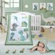 thumbnail image 1 of TrenD'lay - Juego de cama de 3 piezas para cuna para niños o niñas, incluye edredón y falda de cama, 1 of 7