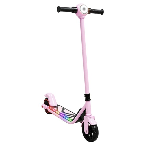 Scooter Eléctrico para Niños con Luces LED Batería de 24V 15 km/h Freno Eléctrico Ruedas de Goma