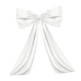 thumbnail image 4 of Lazo Grande Decorativo para Pared Adorno Colgante en Forma de Cinta Gigante Lazo de Poliéster para Fiestas Cinta Decorativa de Tela Resistente y Elegante Adecuado para Celebraciones blanco, 4 of 8