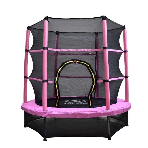Trampolín Athletic Works de 55 pulgadas rosa
