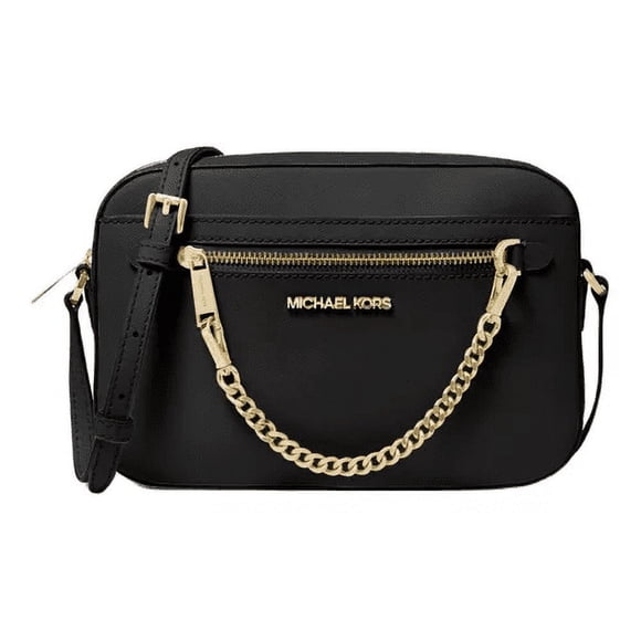 Bolsa Michael Kors Original Crossbody Jet Set Saffiano Black